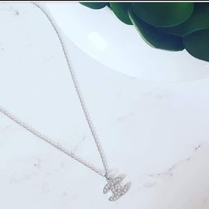 Chanel logo necklace
